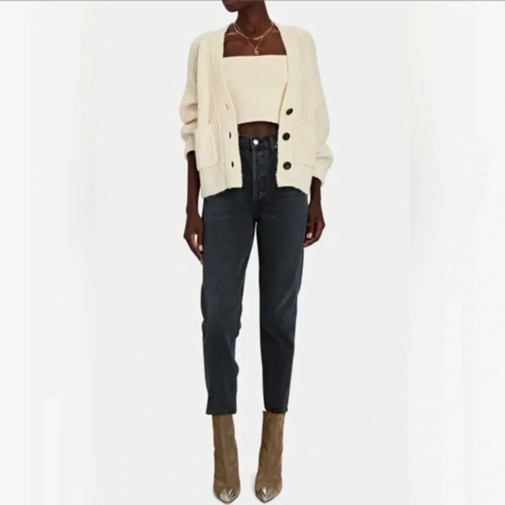 AGOLDE Riley High-Rise Straight Cropped Jeans B1387